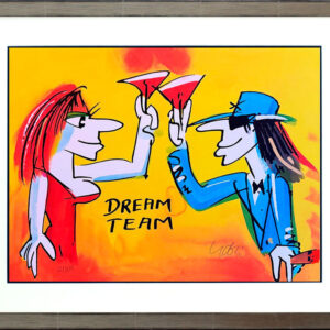 Udo Lindenberg Bilder - DREAMTEAM - Edition 2025 - Original Grafik handsigniert