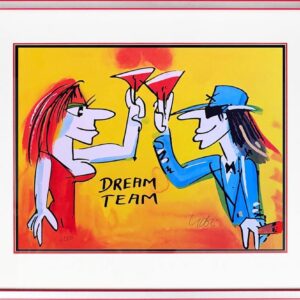Udo Lindenberg Bilder - DREAMTEAM - Edition 2025 - Original Grafik handsigniert