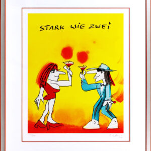 Udo Lindenberg Bilder - Stark wie Zwei! - Edition 2018 - Original Grafik handsig...