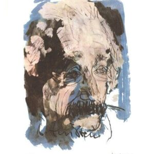 Armin Mueller-Stahl - Albert Einstein - Original Lithografie - limitiert und han...