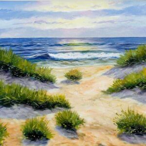 JOAN PUERTO CORNELLA - WELLENGESANG - Originalgemälde